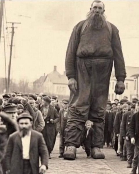 Aufnahme des letzten Riesen 1902