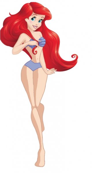 Русалочка в купальнике