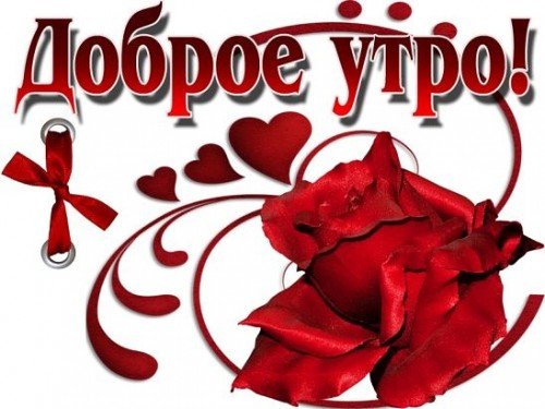 доброе утро