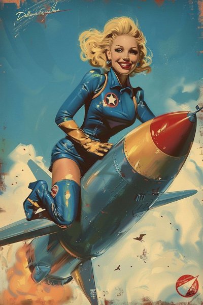 Блондинка и красная головка