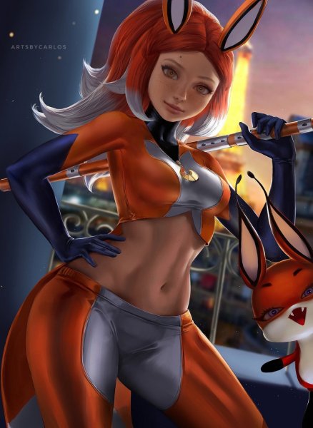 Miraculous-Ladybug-Мультфильмы-Rena-Rouge-artsbycarlos-454701