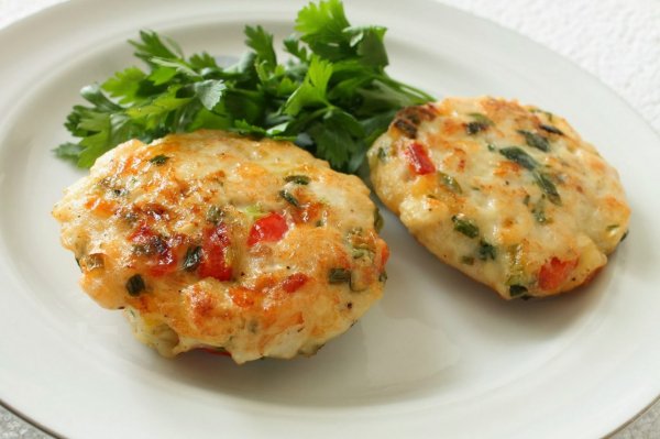 котлеты из куриного фарша и овощей