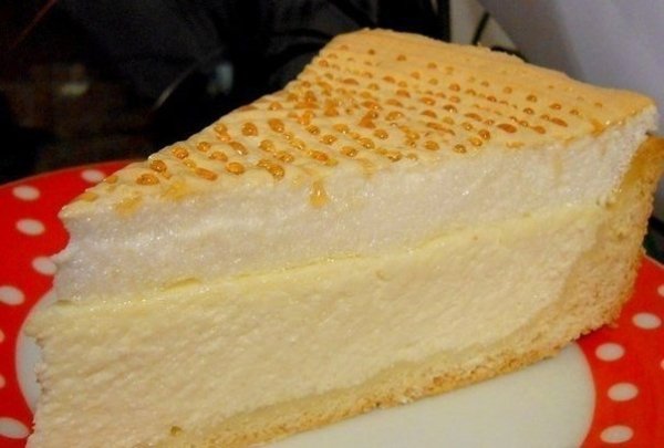 Творожный пирог "сердце ангела."