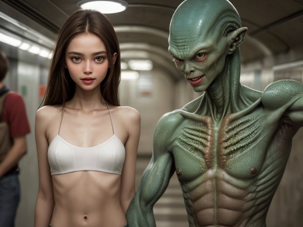 С инопланетянином в метро