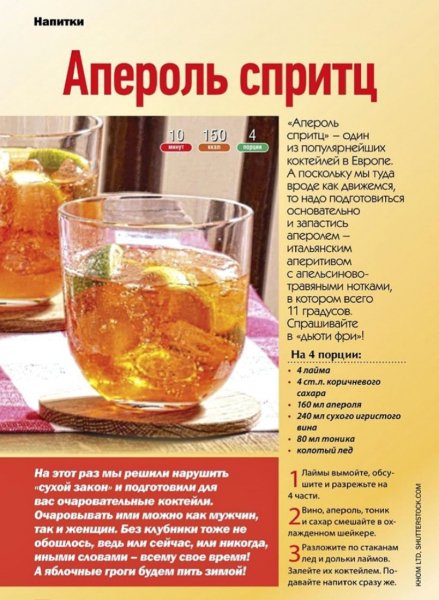 Апероль спритц