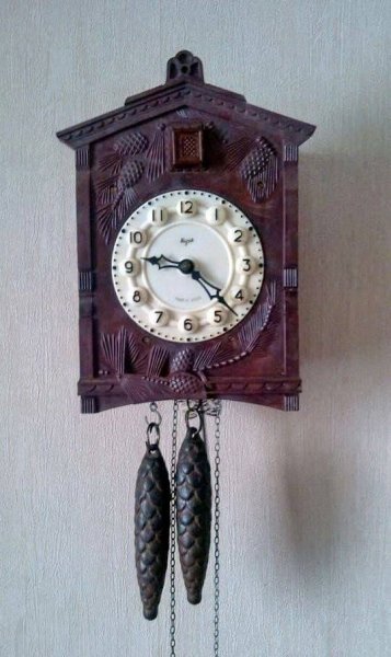 Часы с кукушкой , наши 50-е , 60-е, 70-е, СССР