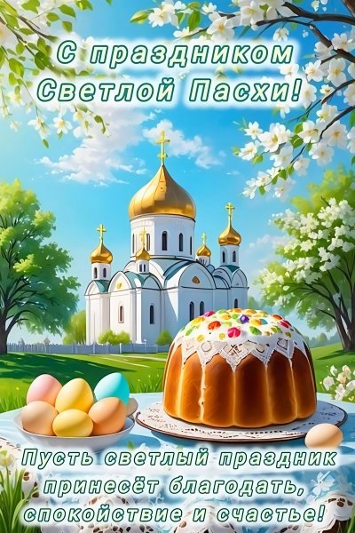 С Пасхой!