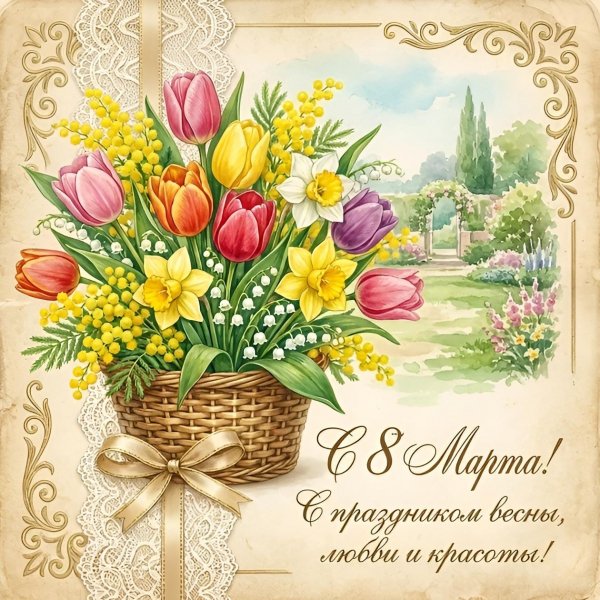 С Праздником 8 Марта!