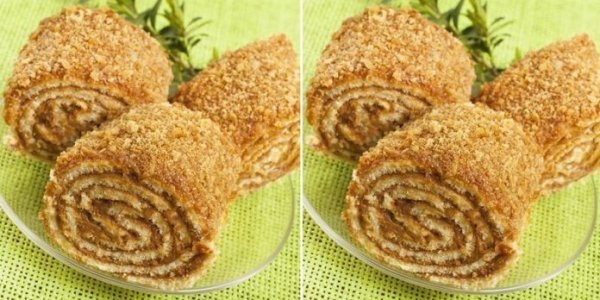 ОРЕХОВЫЙ РУЛЕТ К ЧАЮ