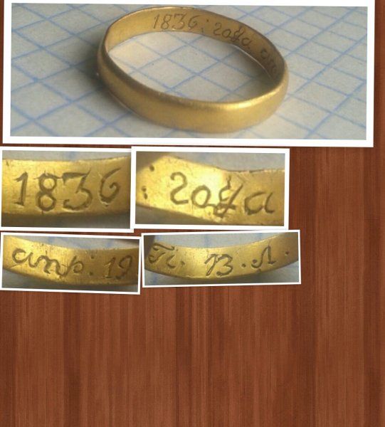 Кольцо золотое