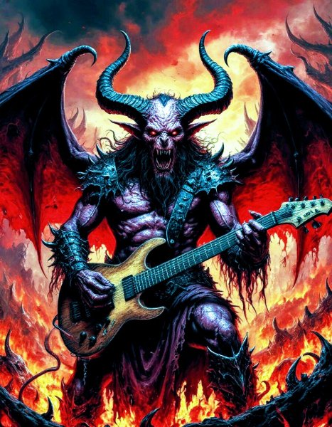 Death metal in hell