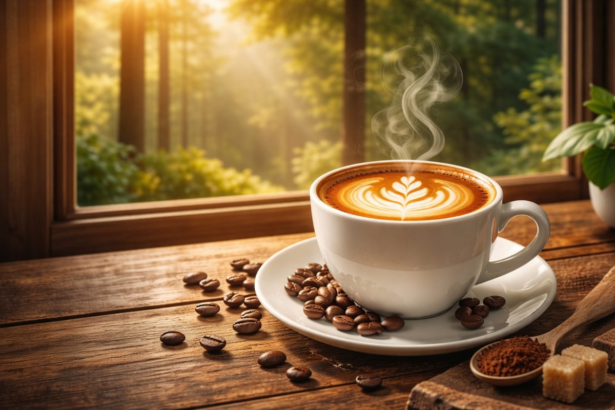 coffee, cup, cafe, aroma, espresso, cappuccino, latte, enjoyment, caffeine, beverage, coffee cup, ai generated