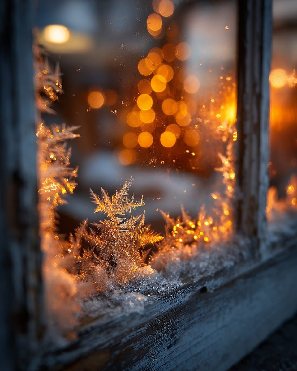 winter, frost, window, snow, ice, nature, pattern, macro, detail, abstract, background, shape, decorative, christmas, warmth, christmas tree, coziness, magical, decoration, glass