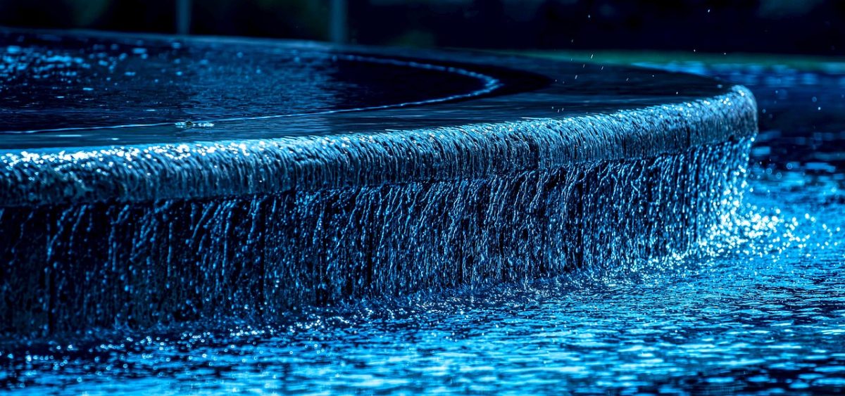 fountain, waterfall, blue, water, urban, flow, texture, city fountain, water surface, outdoors, background, refreshing, dawn, nature, reflection, wet, water fountain, cascade, clear, splash