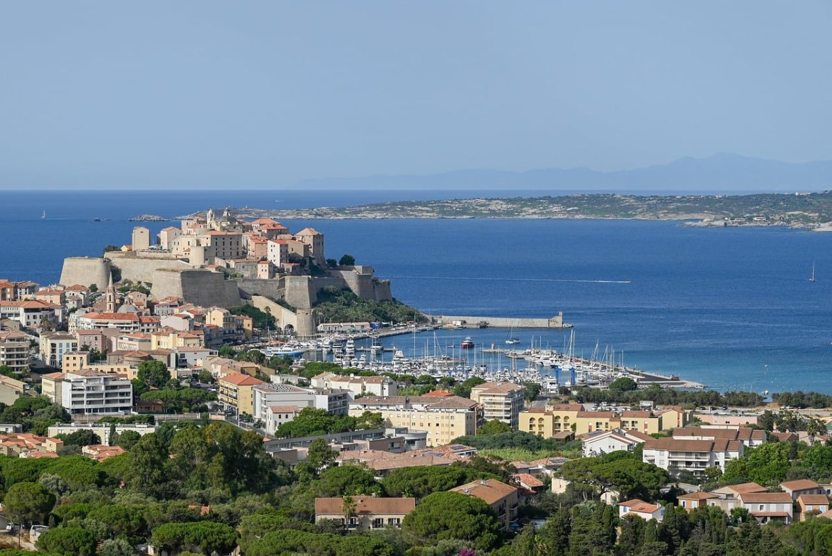 calvi, corsica, bay, city, harbor, marina, mediterranean, citadel, fortification, summer vacation, vacation, water, sky, horizon, summer, landscape, sandy beach, beach holiday, view, architecture, europe