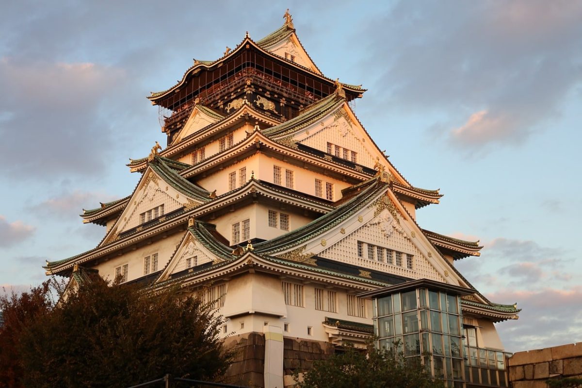 japanese castle, osaka, osaka castle, architecture, landmark, nature, heritage, historical, samurai, bushido, defense, stone, traditional, imperial, culture, intact, tourism, refuge, symbol, sunrise, japanese culture