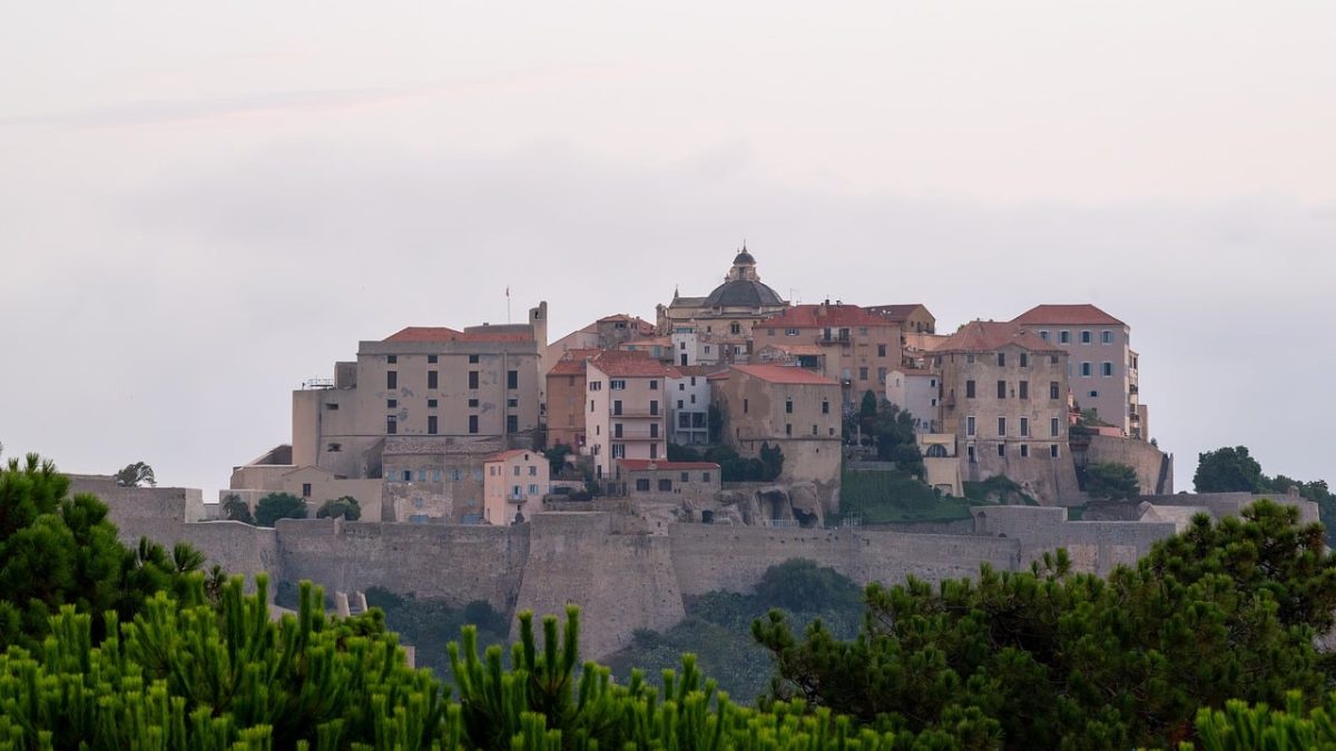 calvi, morning light, city, citadel, mediterranean, island, fortification, landmark, morning, blue hour, calm, sky, old town, summer, panorama, corsica, france, dawn, mediterranean climate, tourist attraction