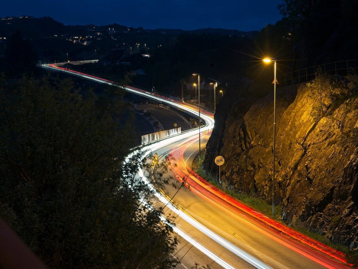 road, night, long-exposure, car, lighting, dark, light trail, urban landscape, highway lights, car wallpapers, highway, night shot, road traffic, evening, speed, safety, traffic flow, street lamps, metropolis, fast transport