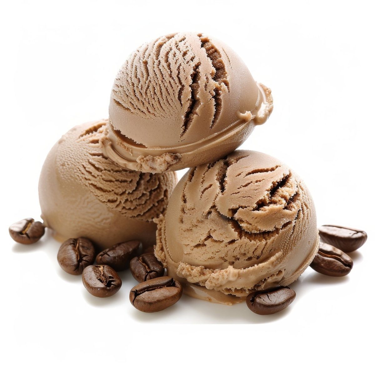 ice cream, coffee, scoop, dessert, coffee ice cream, nature, beans, creamy, brown, chocolate, cold, coffee beans, chilled, texture, snack, summer, fresh, coffee aroma, sweet, treat