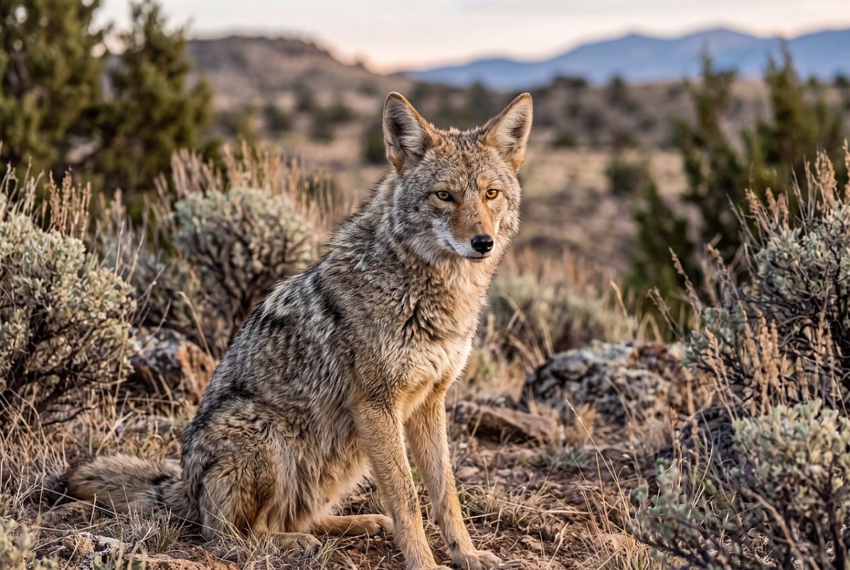 coyote, nature, mammal, wildlife, predator, outdoors, carnivore, organ, wildness, america, sunset, desert, fur, two ears, sky, wild nature, animal in its natural habitat, north america, gray fur, natural environment