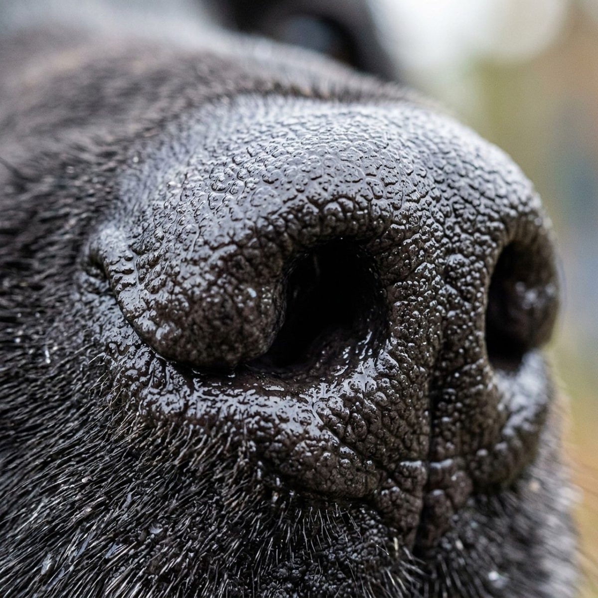 dog nose, wet, detail, texture, close-up, animal, black labrador, snout, nostrils, fur, fur texture, macro, nature, high-quality, animal portrait, proximity, large nose, smell, pet