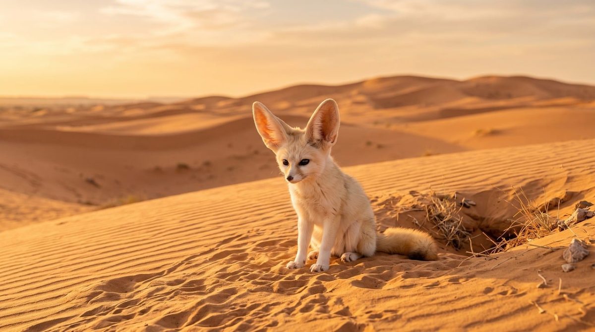 fennec, desert, big ears, golden sand, sahara, cute, heat, burrow, nocturnal, cream fur, band, wild, animal, sand dune, nature, adaptation, savanna, fierce heat, mammals, desert animal, fox