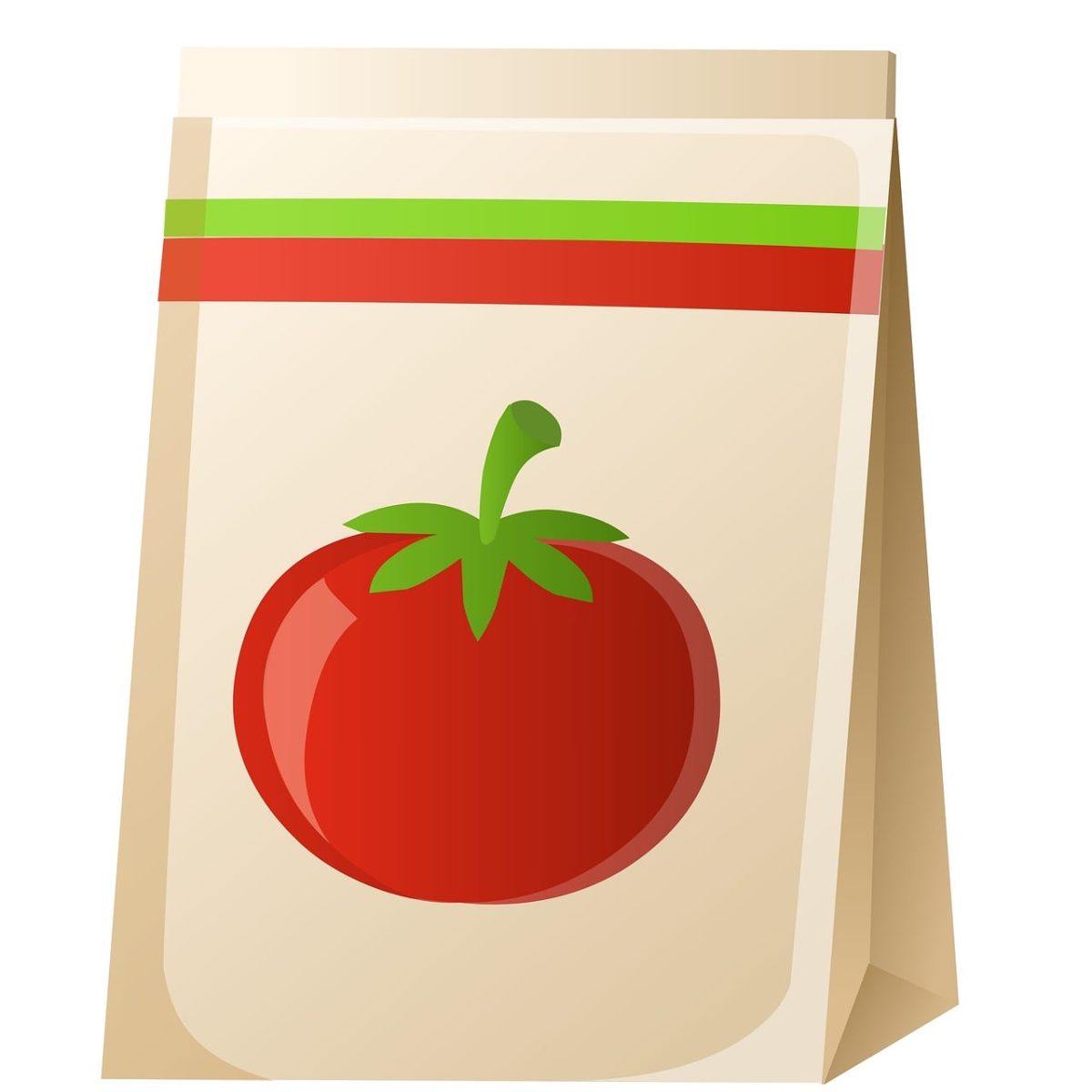tomato, packaging, icon, vegetable, trash, minimalist, design, bag, red, scheme, graphic, positive, poster, label, simple, natural, eco-friendly, passive, light