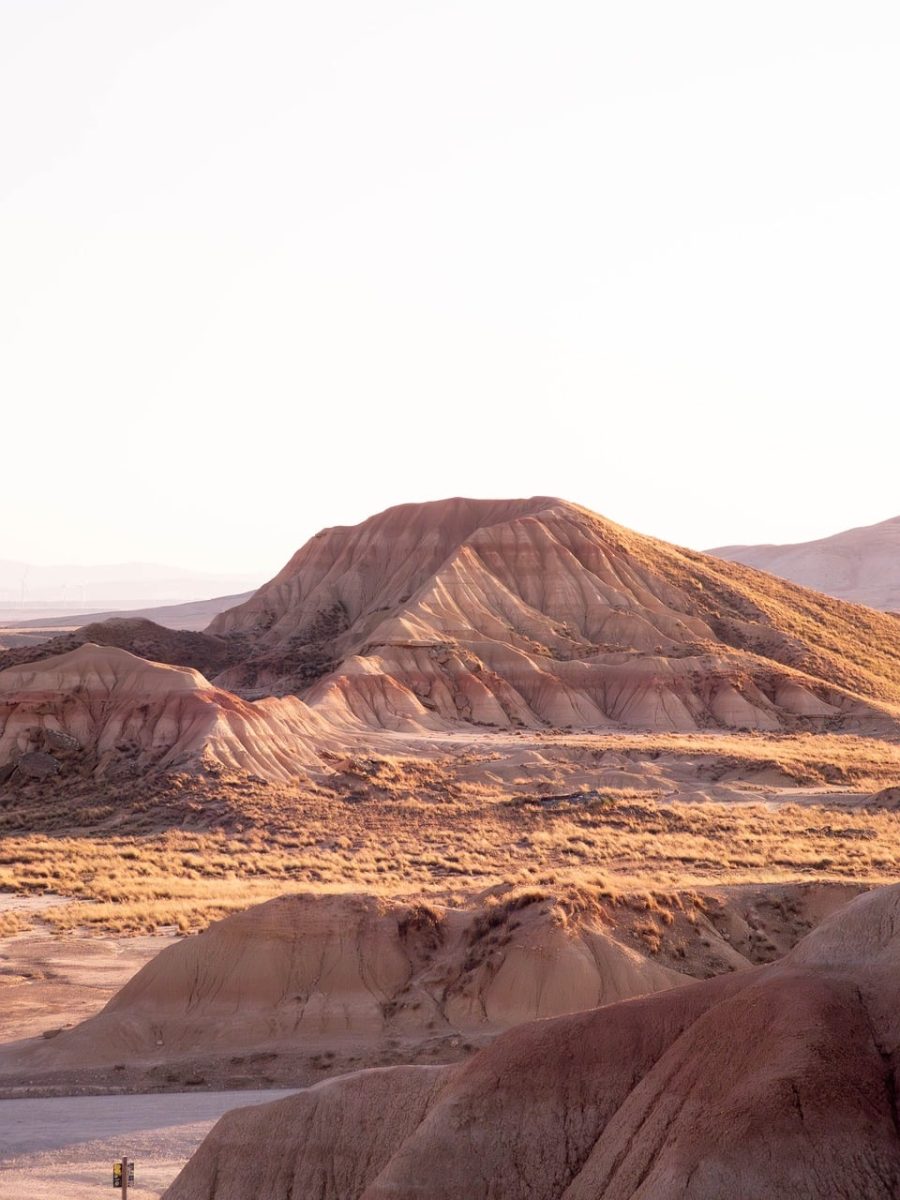 desert, nature, landscape, mountains, dust, peaceful, wilderness, geology, rocks, sand, natural, dry, remote, natural formation, daylight, erosion, solitude, natural beauty, red clay, sky