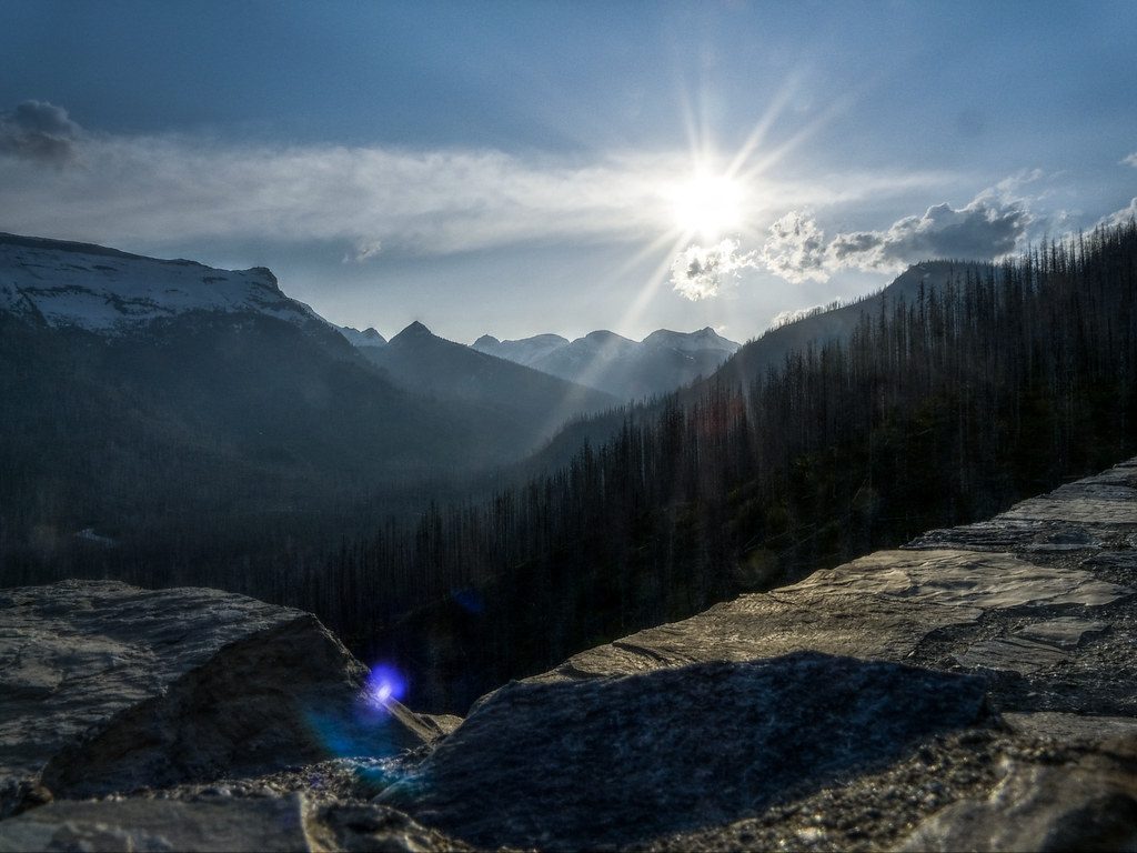 fz18, hdr, montana, nature, panasonic, qtpfsgui, dawn, hike, landscape, mountain, outdoors, sky, snow, sunset, travel