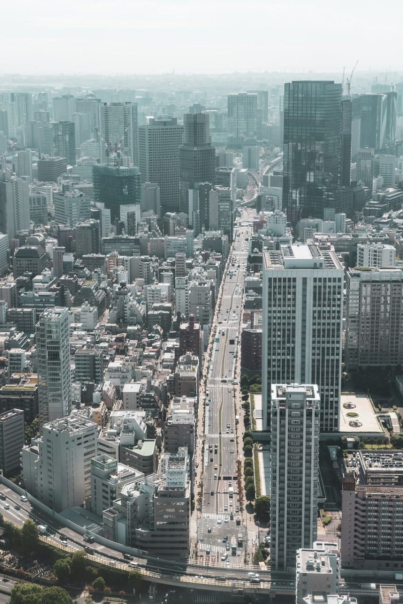 tokyo, architecture, skyscraper, big city, cityscape, city, building, road, outlook, japan