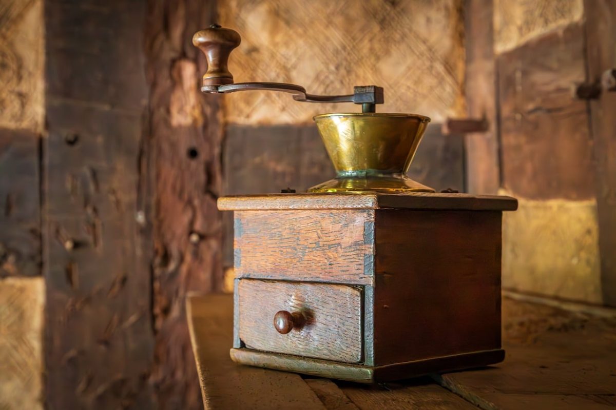 coffee grinder, coffee, old, historical, antiquity