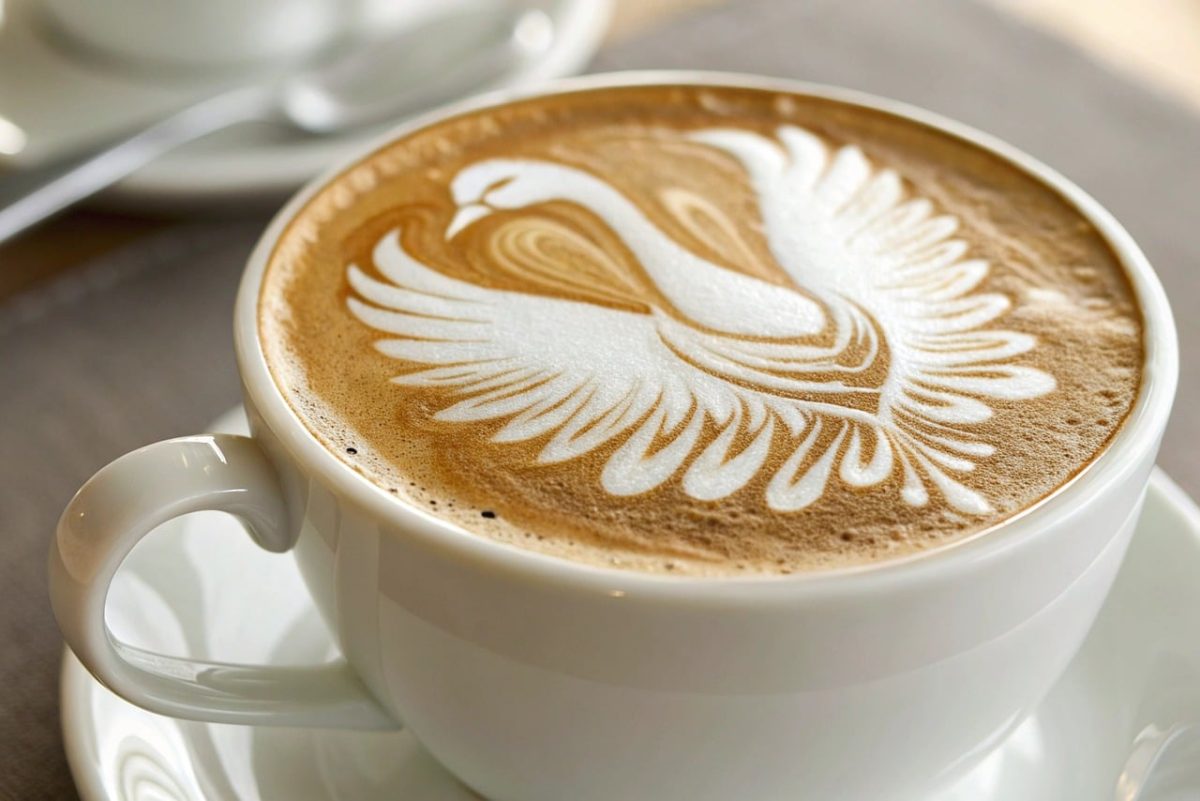coffee, café, latte, cappuccino, espresso, barista, latte art, coffee beans, grinder, iced coffee, hot coffee, café interior, coffee shop, cozy café, coffee culture, breakfast, croissant, coffee lifestyle, coffee cup, caffeine, mug, takeaway coffee, americano, flat lay, cup, ai generated