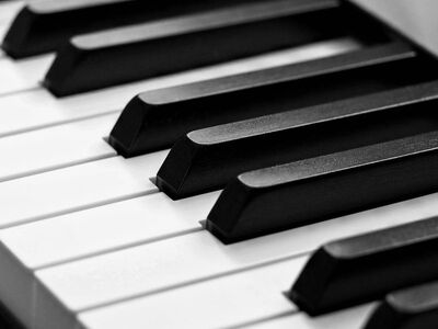 piano, music, keys, piano keyboard, keyboard, keyboard instrument, instrument, musical instrument, close up, mobile wallpaper, iphone background