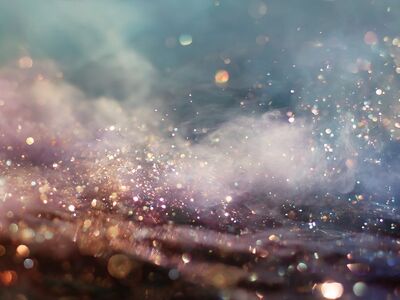 mist, sparkle, light, atmosphere, ethereal, dreamy, abstract, glitter, cloud, background, texture, bokeh, magic, fantasy, soft, blur, iridescent, shimmer, powder, space, cosmic, celestial, universe, ai generated