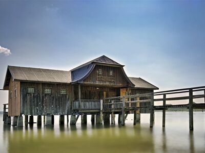 boathouse, lake, water, jetty, architecture, hut, nature, wooden structure, calm, water body, old building, wooden house, relaxation, peaceful environment, tourism, recreation area, idyllic, quiet place, stability, leisure, lake view