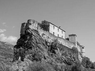 corte, citadel, medieval castle, architecture, fortification, corsica, rock, panorama, mountain, impressive, heritage, hiking holiday, hiking, summery, sharp, natural beauty, jewel, history, europe, landmark