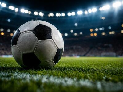 football, ball, grass, stadium, lights, nature, bokeh, macro, texture, leather, sport, tension, focus, dramatic, kickoff, penalty, field, night, cinematic, shallow depth, football game