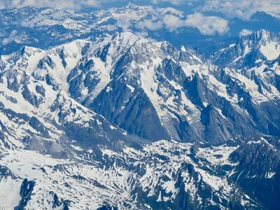 mountains, view, snow, alps, cold, nature, frozen, peaks, panorama, landscape, hiking, aerial view, clear, tourist destination, winter scene, majestic, rocks, blue sky, ice covered