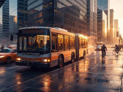 city bus, rush hour, modern architecture, street scene, cityscape, transportation, modern city, transport environment, nature, sunset, busy city, traffic, city life, cyclists, walking, business district, reflection, speeding, skyscrapers, evening city, weekday, architecture