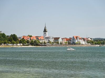 friedrichshafen, lake constance, nature, germany, water, lake, ship, picturesque, landscape, town, coast, vacation, summer, europe, historic, clean, tourist destination, boat ride, afternoon, refreshing, house