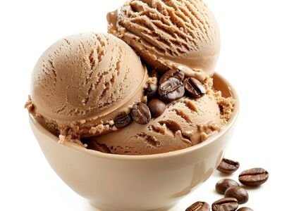 ice cream, chocolate, coffee beans, dessert, coffee, spoon, cream, cold, tasty, cup, curd, coffee cup, dairy, holiday, iced coffee, sweet, gourmet, table setting, texture, taste, ice cream scoop
