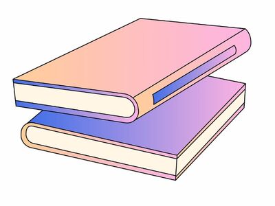 book, drawn, silhouette, animation, art, education, textbook, colorful, graphic, modern, minimalism, creative, cover, inspiration, pastel, title page, top view