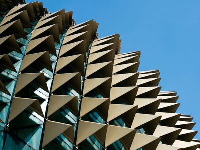architecture, modern, windows wallpaper, free wallpaper, geometric, laptop wallpaper, pattern, singapore, esplanade, facade, wallpaper hd, 4k wallpaper, metallic, free background, spike, mac wallpaper, durian, design, beautiful wallpaper, desktop backgrounds, cool backgrounds, hd wallpaper, building, background, exterior, 4k wallpaper 1920x1080, texture, futuristic, wallpaper 4k, urban, blue sky, construction, full hd wallpaper, abstract