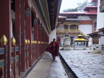 bhutan, buddhism, monastery, monk, architecture, corridor, cobblestone, culture, traditional, spiritual, asia, peaceful, prayer, thimphu, country, history, tranquility, earth, colors, consciousness