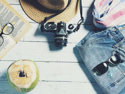 summer, travel, nature, vacation, holiday, trip, journey, leisure, still life, flat lay