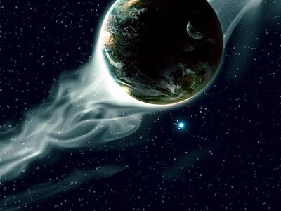planet, sky, space, stars