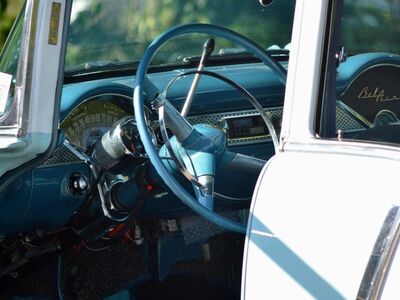 chevrolet bel air, automobile, antique car, dare, vehicle, chevrolet, turquoise car, old car, nostalgic