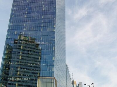 cityscape, nature, architecture, buildings, tall, towers, skyscrapers, offices, concretely, street, cars, people, sky, urban, metropolis