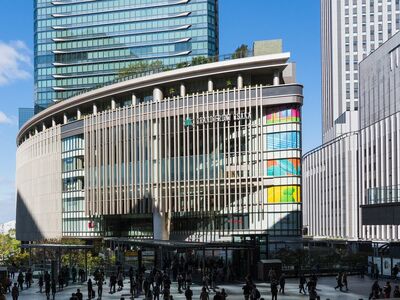 osaka, architecture, building, cityscape, people, skyscrapers, station, modern, facade, structure, crowd