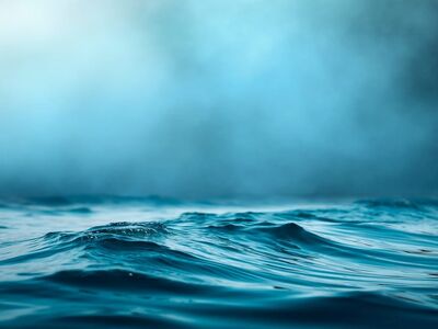 sea, mist, wave, fog, water, nature, weather, ocean